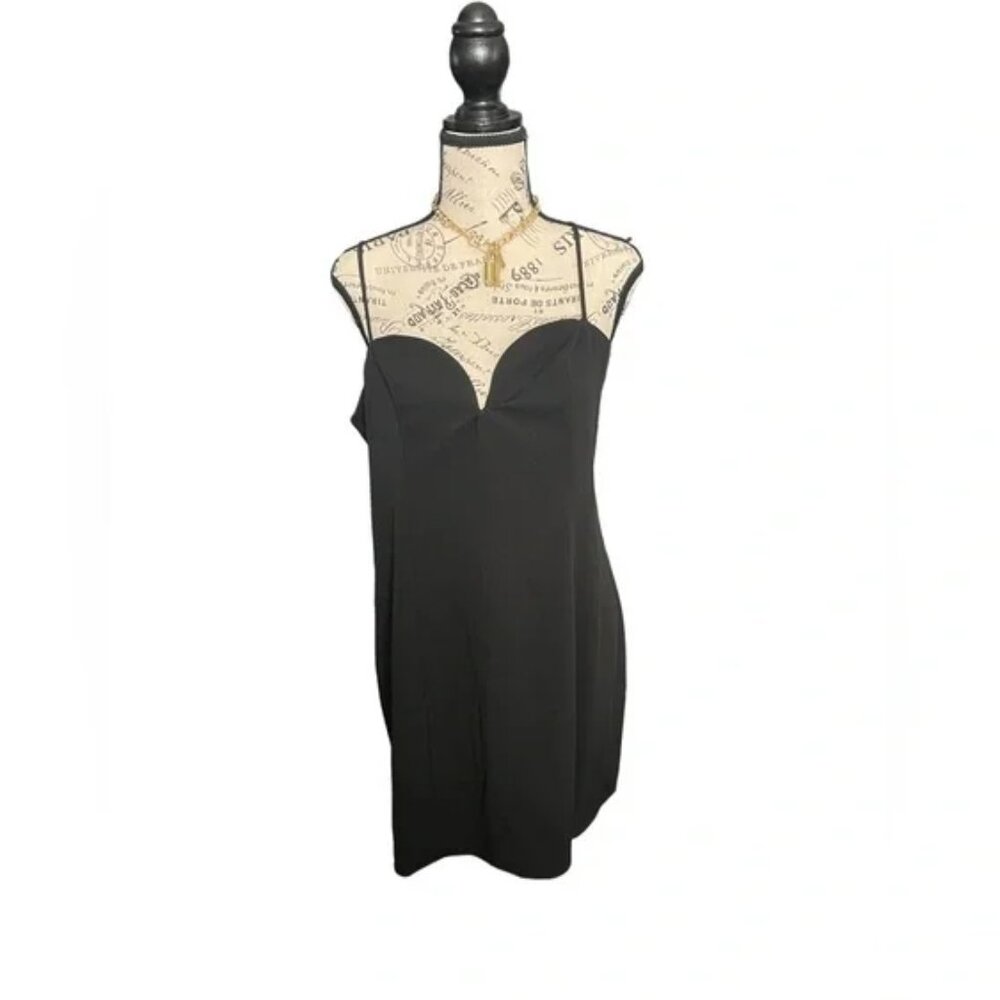 Lovers‎ + Friends Mini Black Dress with Sweetheart Neckline